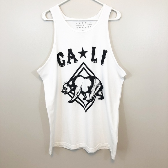 Rebels & Nomads Other - REBELS & NOMADS | Men's CALI Bear Tank Top Shirt